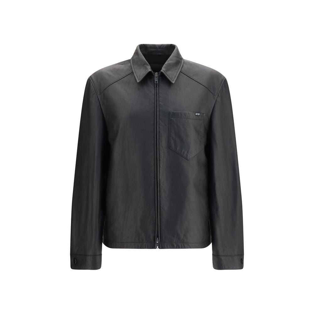 Nappa Leather Jacket — Black