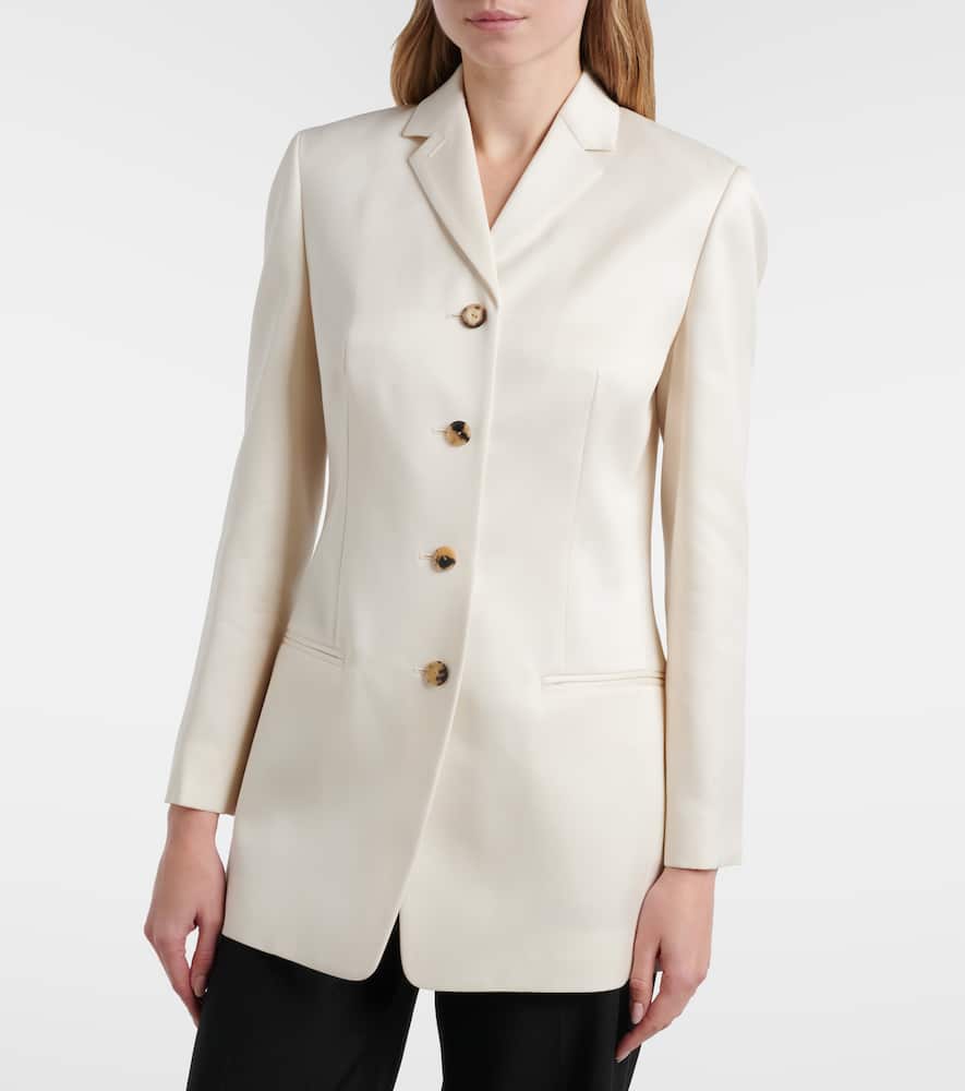 Adrian wool and silk blazer