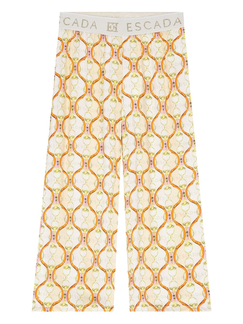 Logo-print trousers - Neutrals
