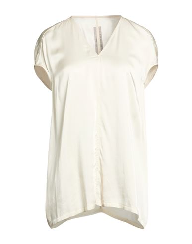 Woman Top Cream Size 6 Acetate, Viscose