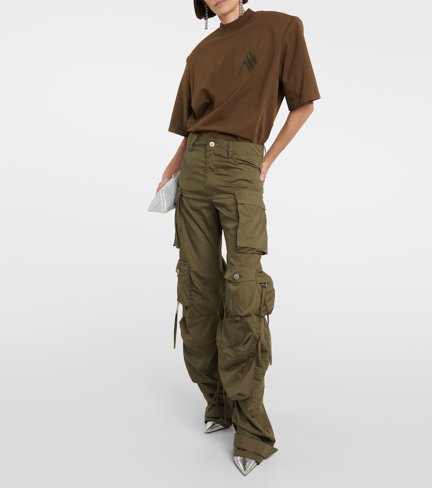 Fern cotton poplin cargo pants
