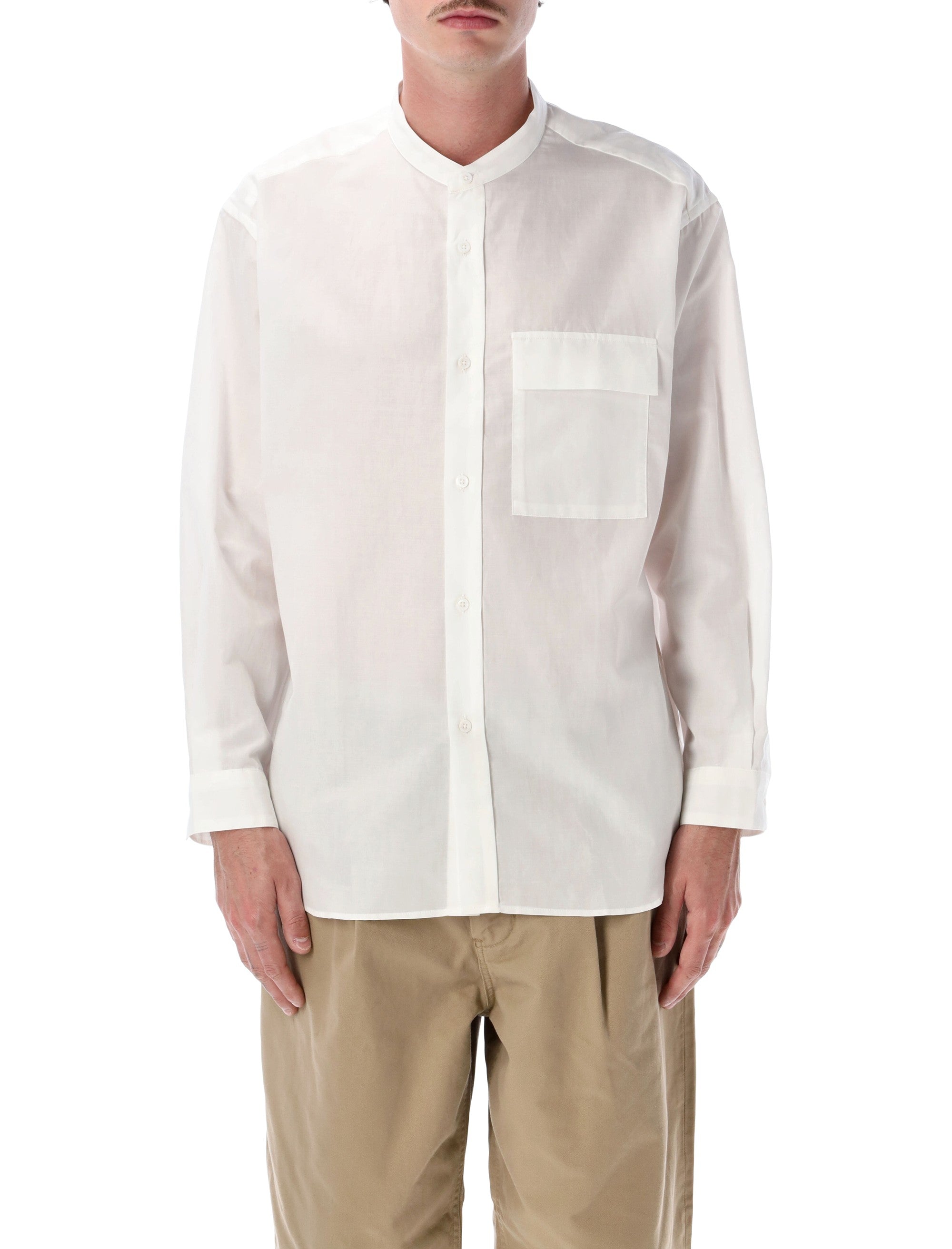 Pocketwork Shirt Band Collar Shirt