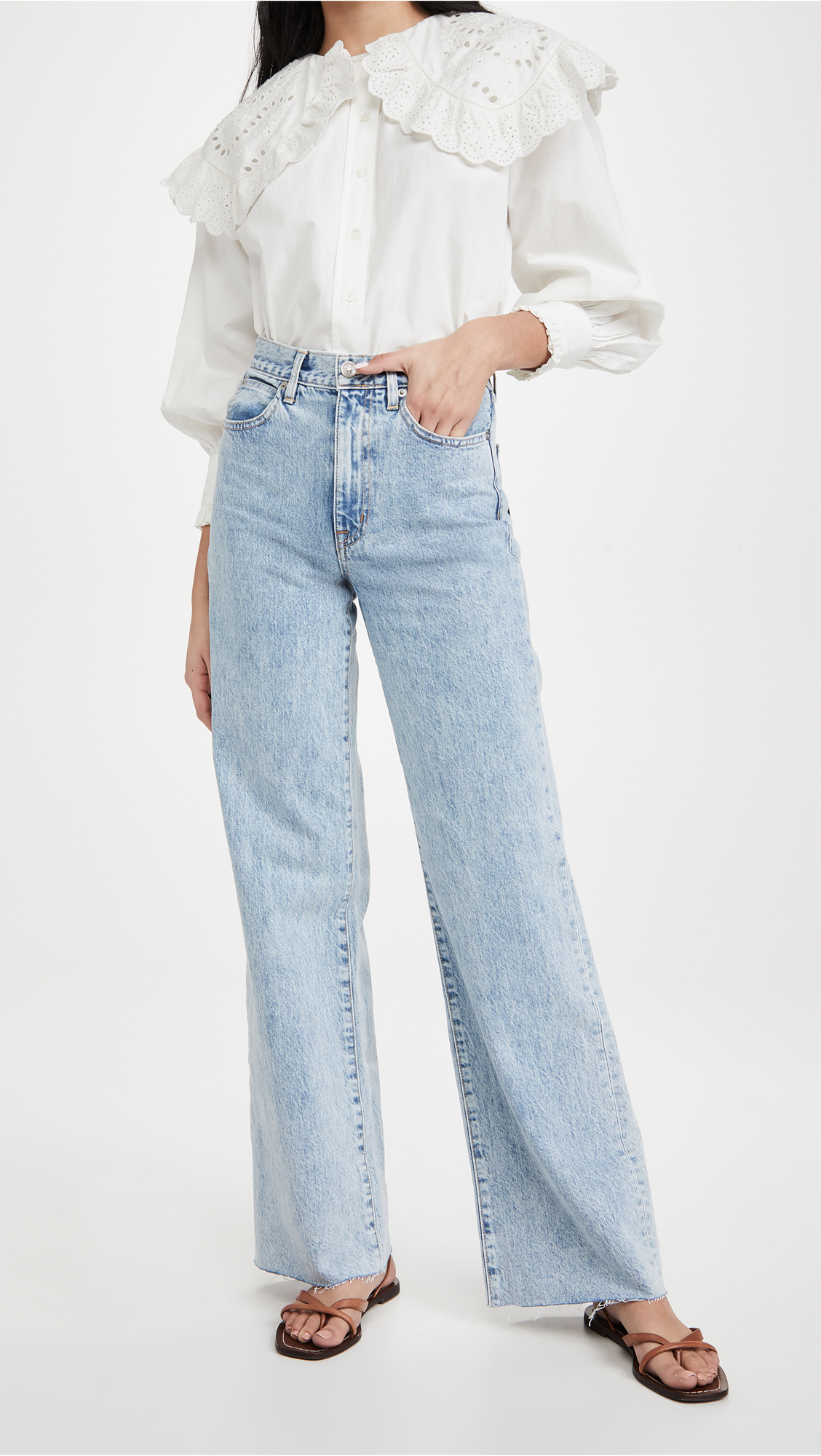 Grace High Rise Wide Leg Jeans