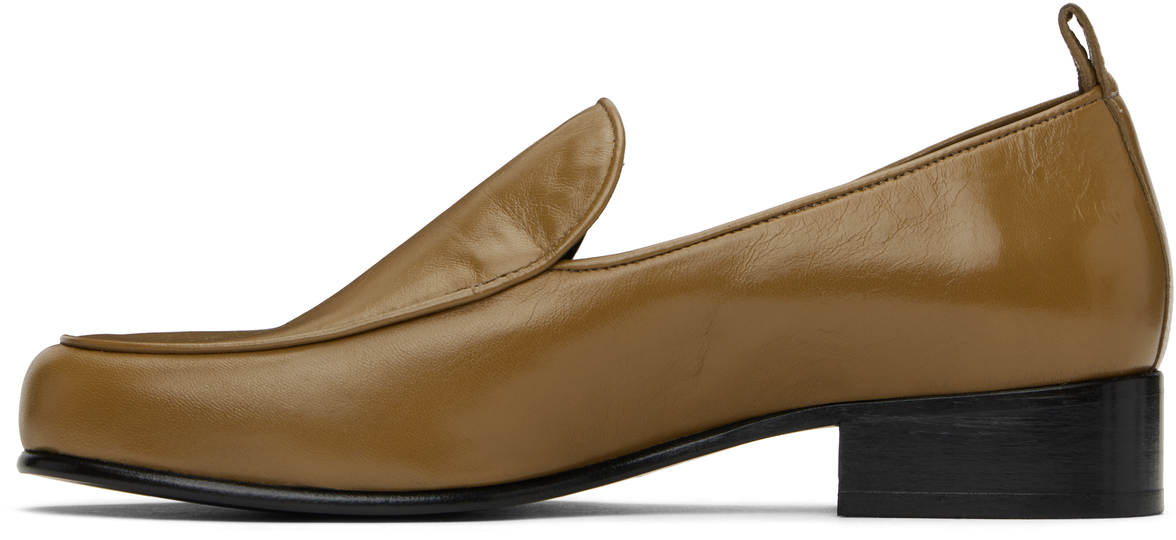 BY FAR Brown Alfred Loafers