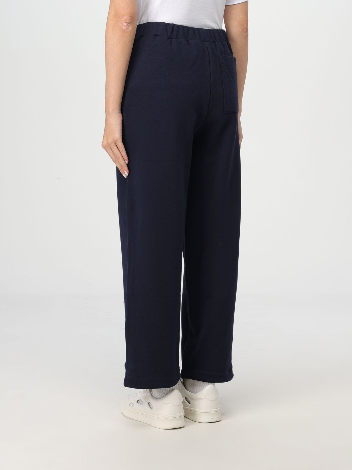 Pixel-appliqué track pants - Blue
