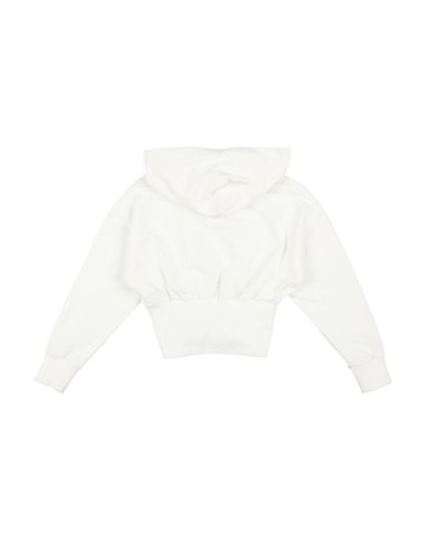 Kid Girl Sweatshirt White Size 12 Cotton, Elastane
