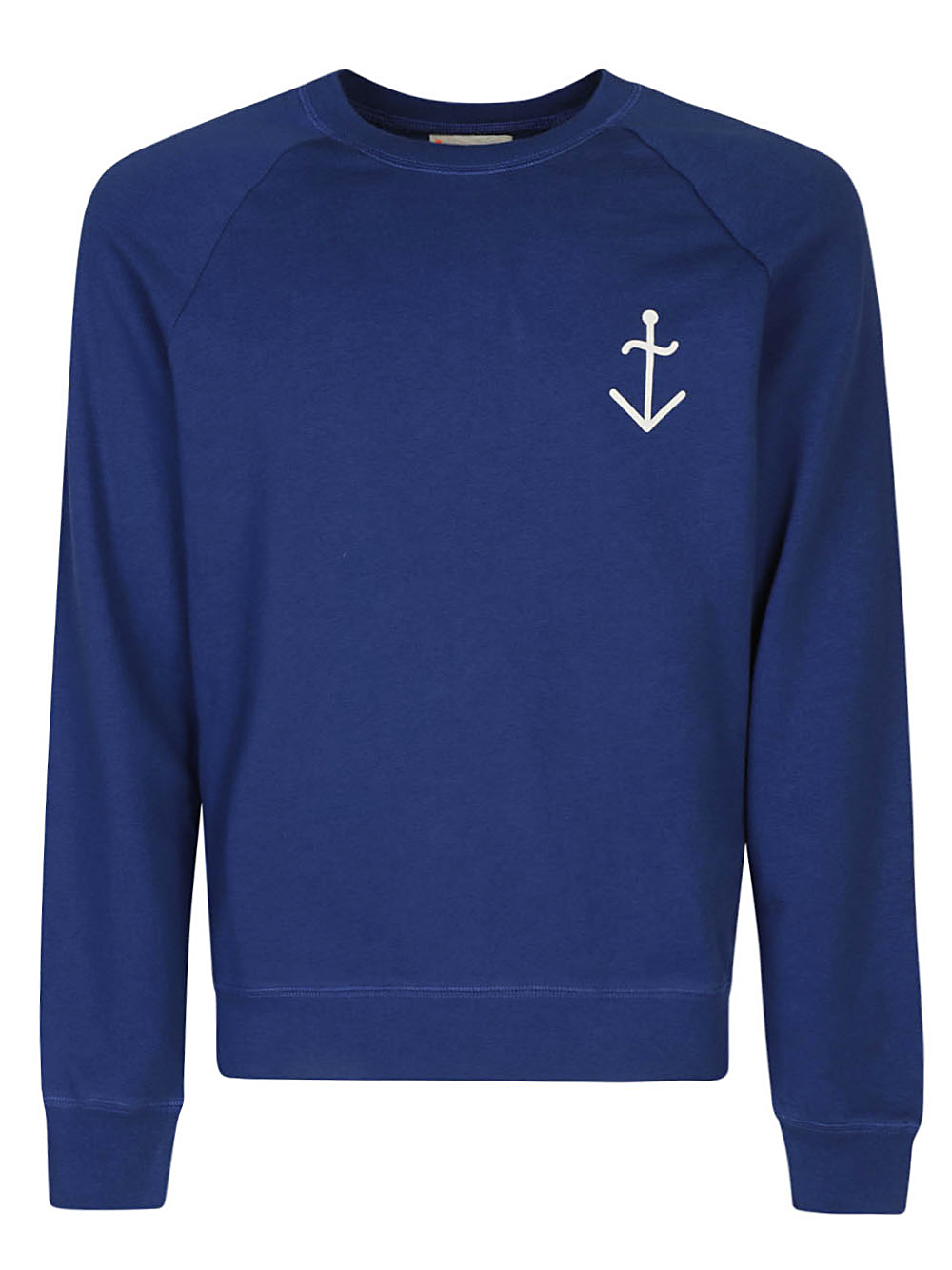 Blue Logo Organic Cotton Sweatshirt