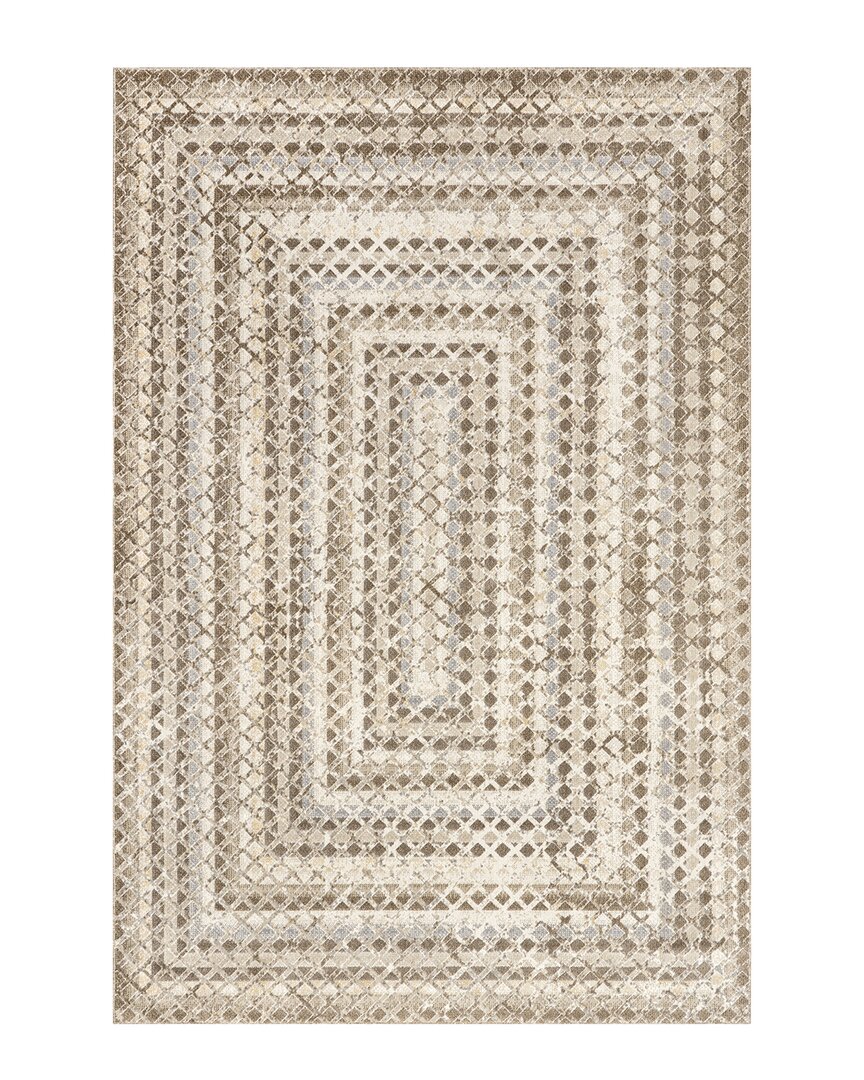 Carley Machine Washable Geometric Area Rug