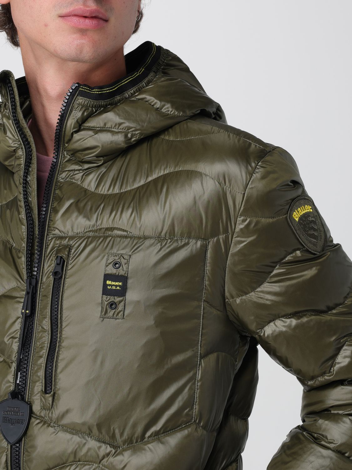 Jacket Men color Green