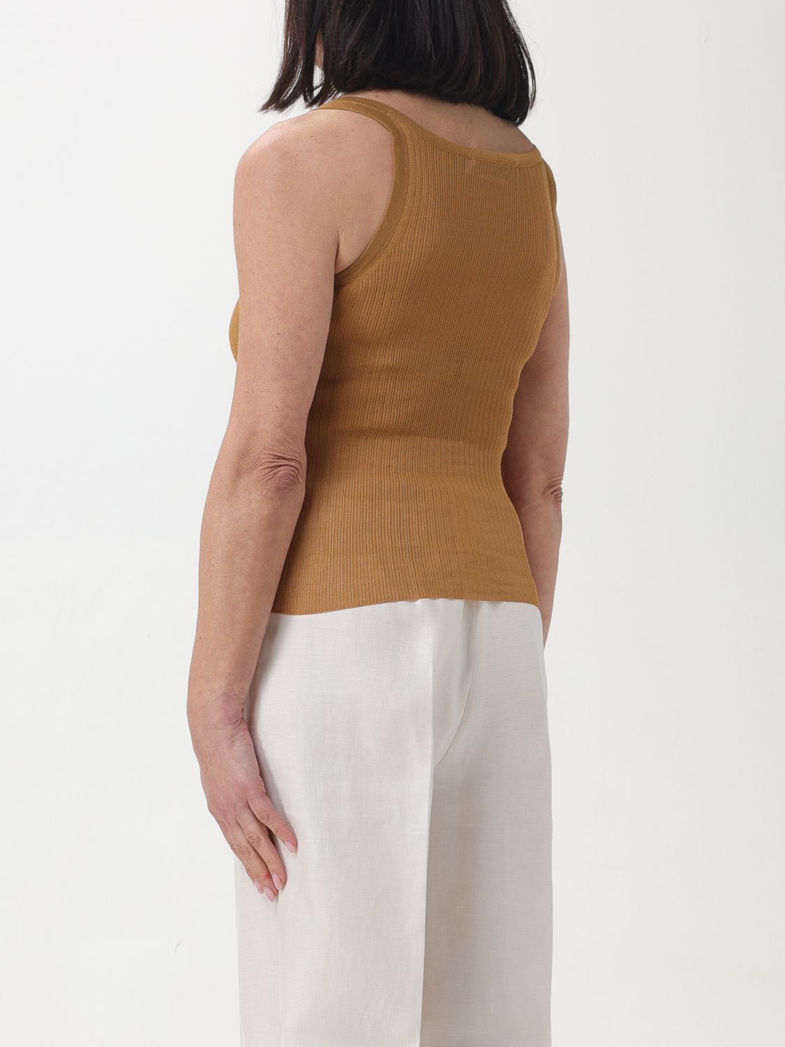 Top Woman color Leather