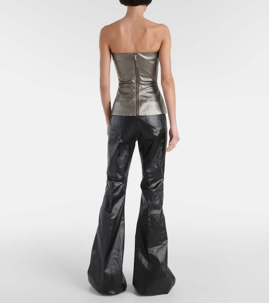 Rick Owens Lido coated denim corset