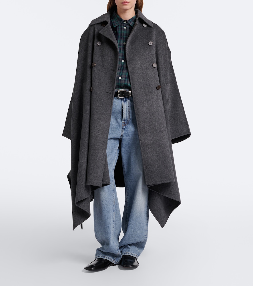 Róhe Wool and cashmere cape