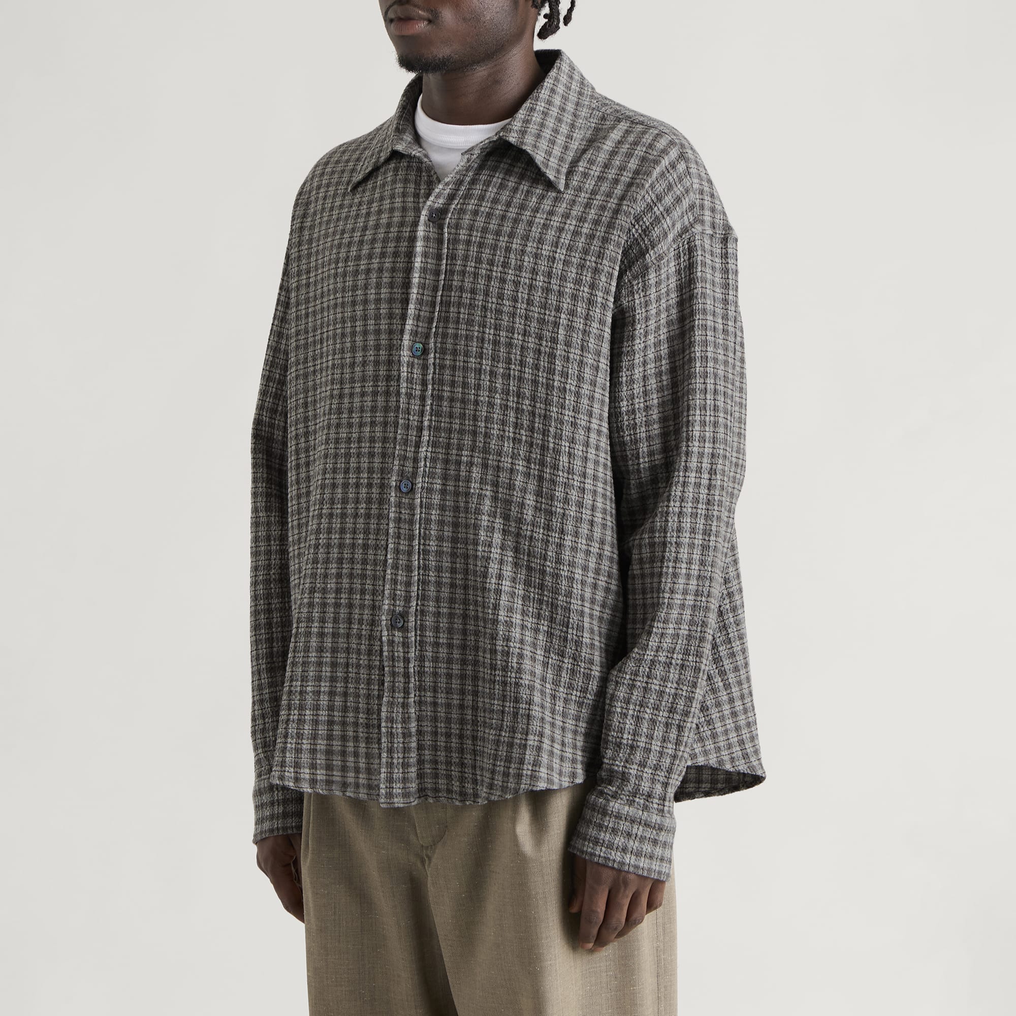 Men's Check Vacation Shirt Shuffle Check