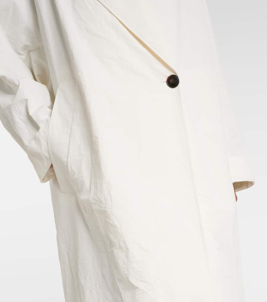 Róhe Oversized cotton and linen coat