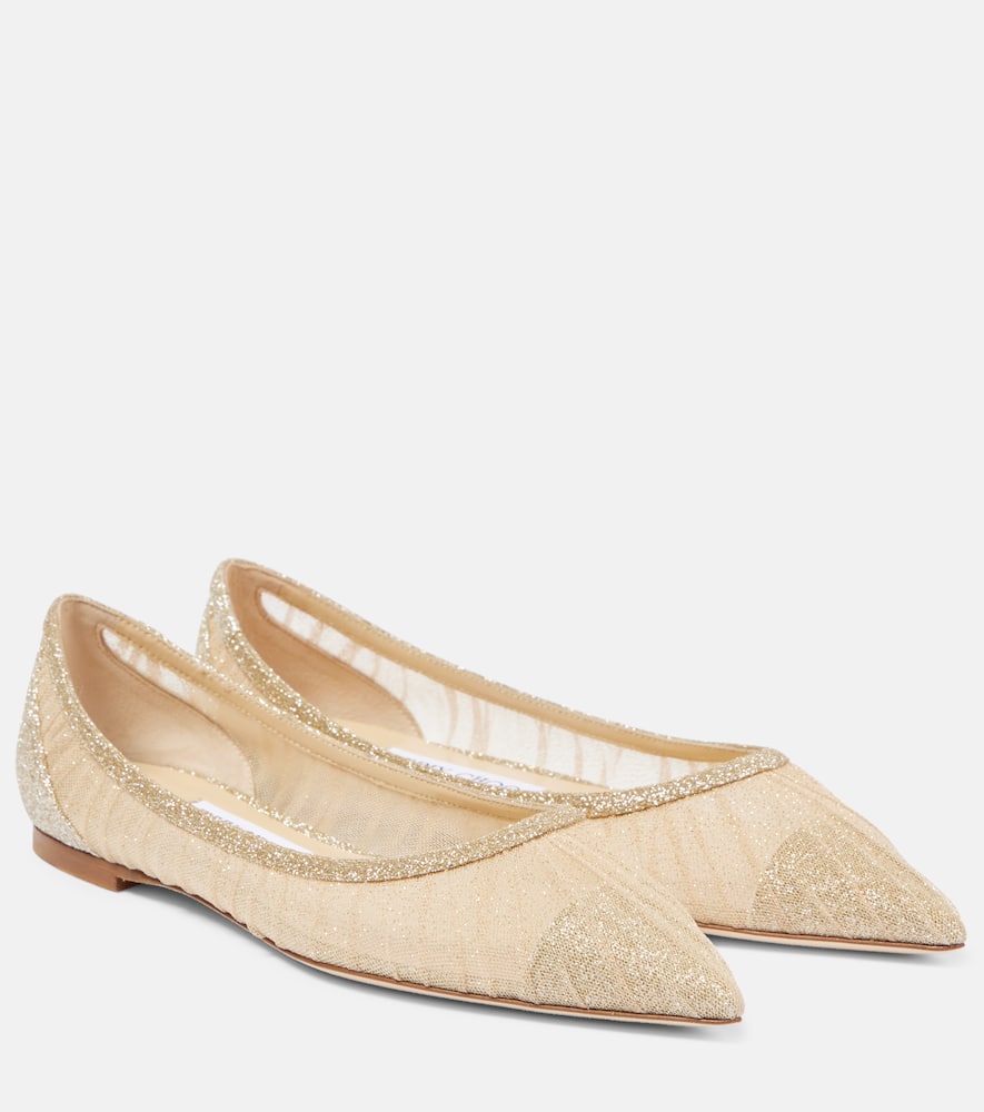 Jimmy Choo Love 100 glitter pumps
