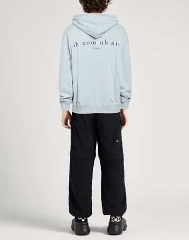 Man Sweatshirt Sky blue Size L Cotton