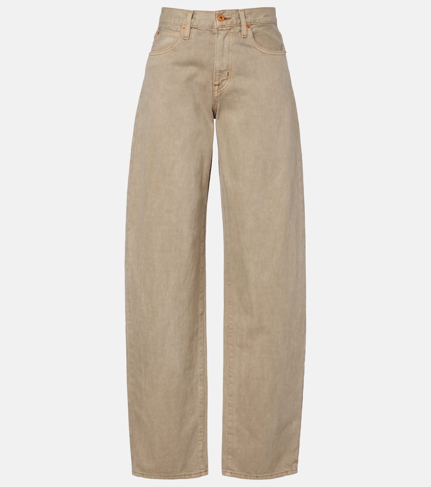 Tess high-rise wide-leg jeans