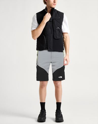 Man Shorts & Bermuda Shorts Grey Size 38 Polyester, Elastane