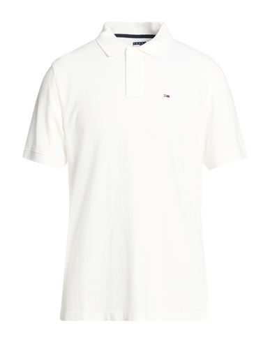 Man Polo shirt White Size L Cotton