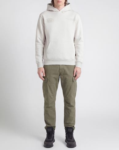 Man Sweatshirt Light grey Size L Cotton, Polyester