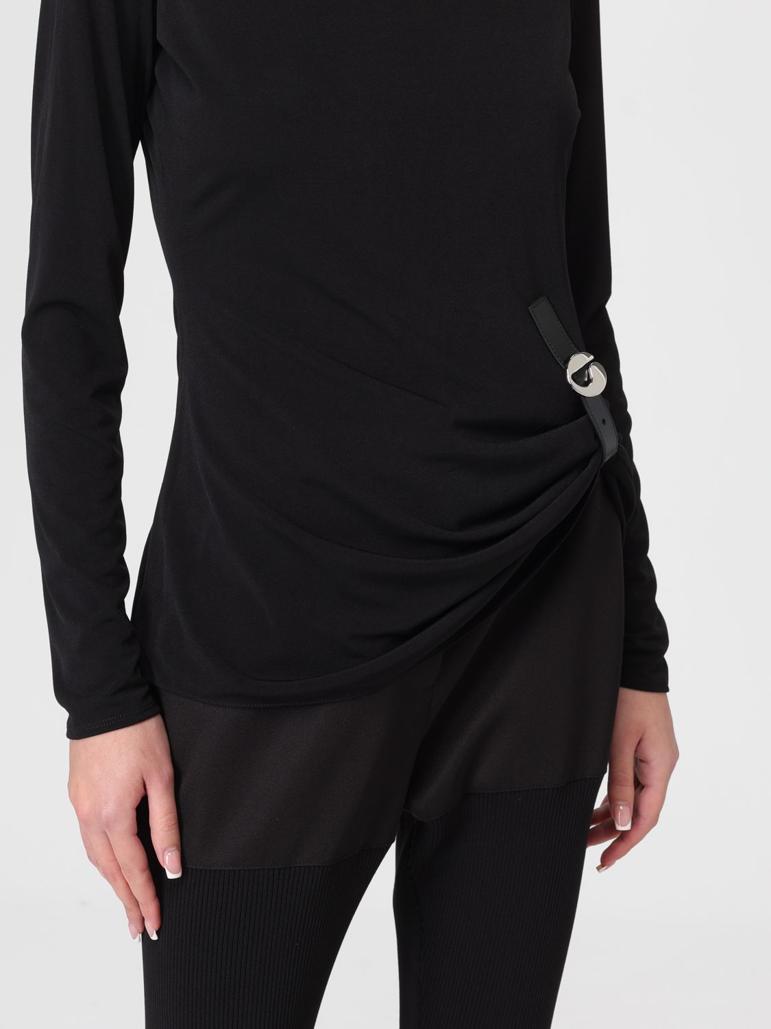 Top Woman color Black