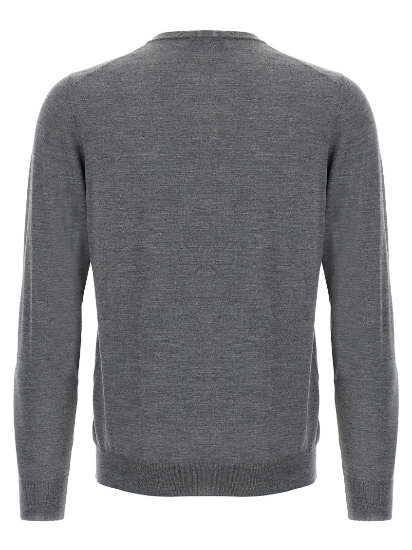 Grey Wool and silk sweater