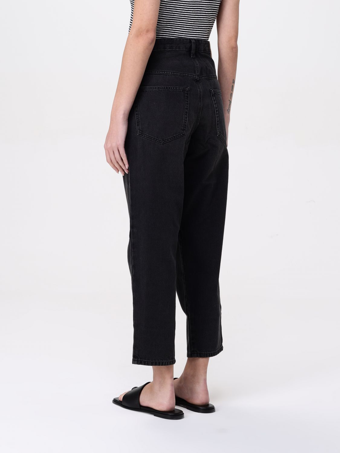 Jeans Woman color Black