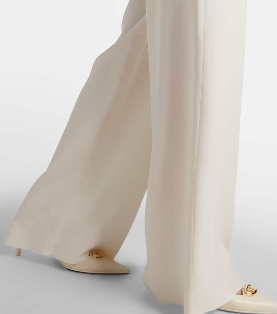 Cady Couture high-rise wide-leg pants
