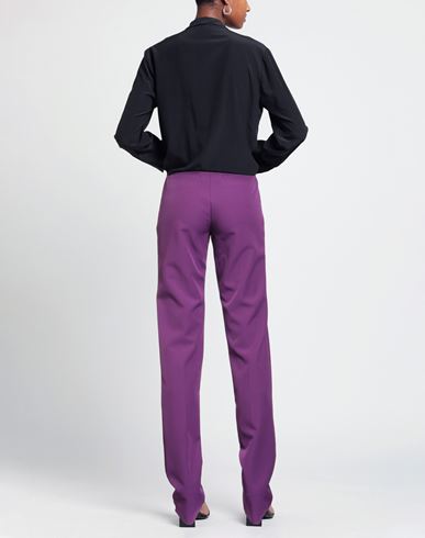 Woman Pants Mauve Size 8 Polyester, Elastane