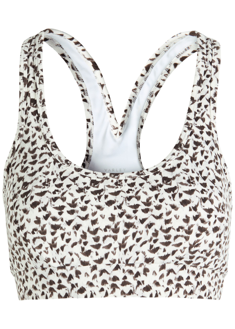 Move Selma Printed Stretch-jersey bra