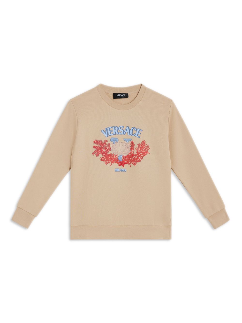 Logo-print cotton T-shirt - Neutrals