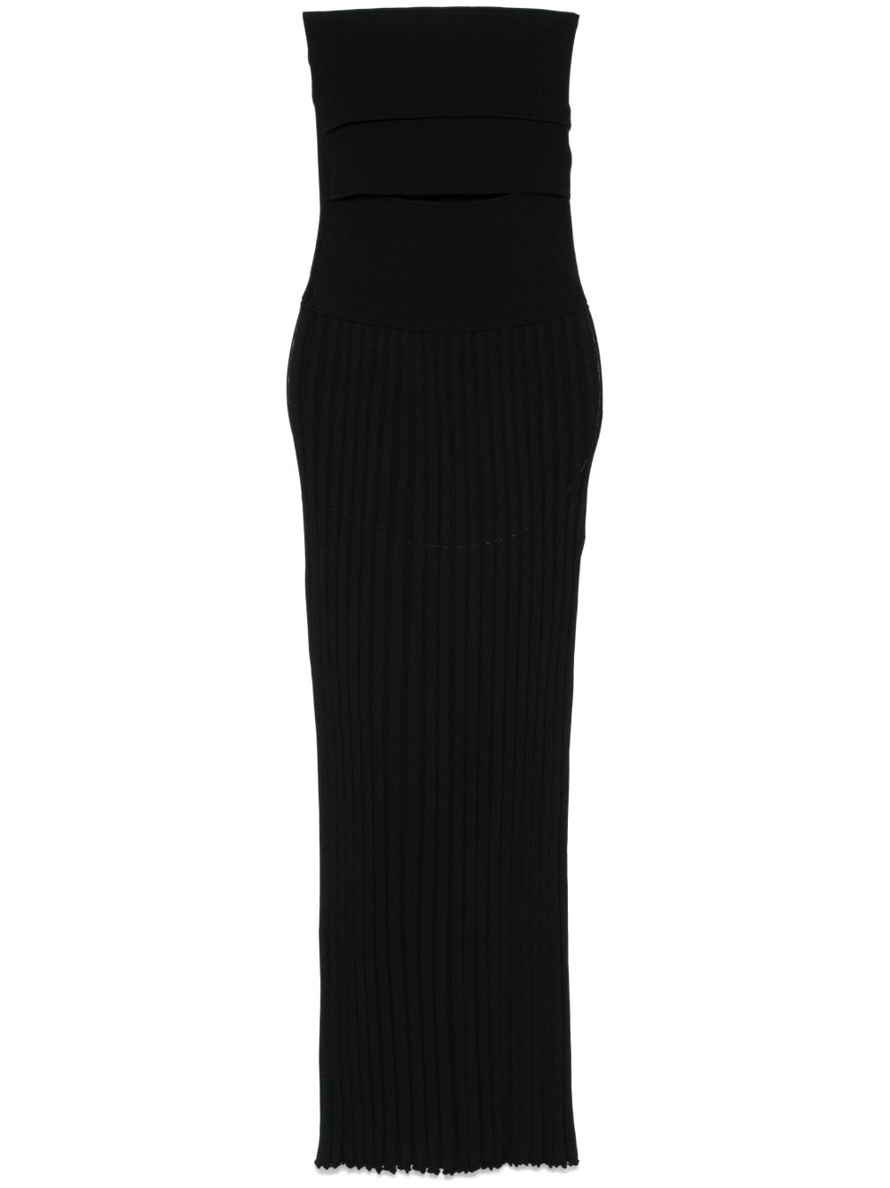Slash maxi dress - Black