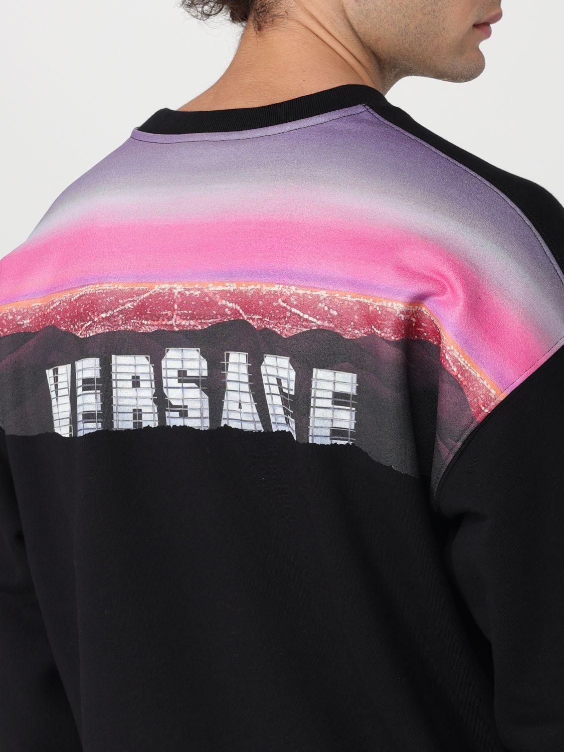 Sweatshirt Men color Black