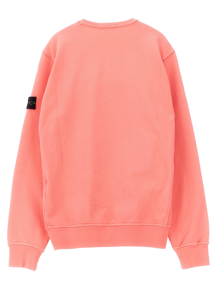 Boys Pink Round Neck Sweatshirt