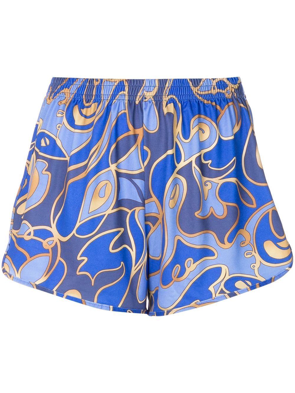 Lee graphic-print shorts - Blue