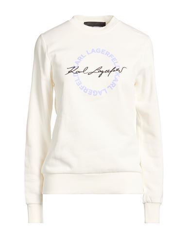Woman Sweatshirt Cream Size M Organic cotton