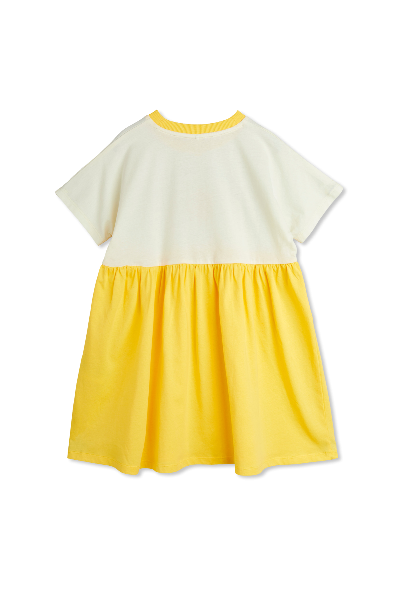 Mini Rodini Dress With Print, Unisex, Yellow
