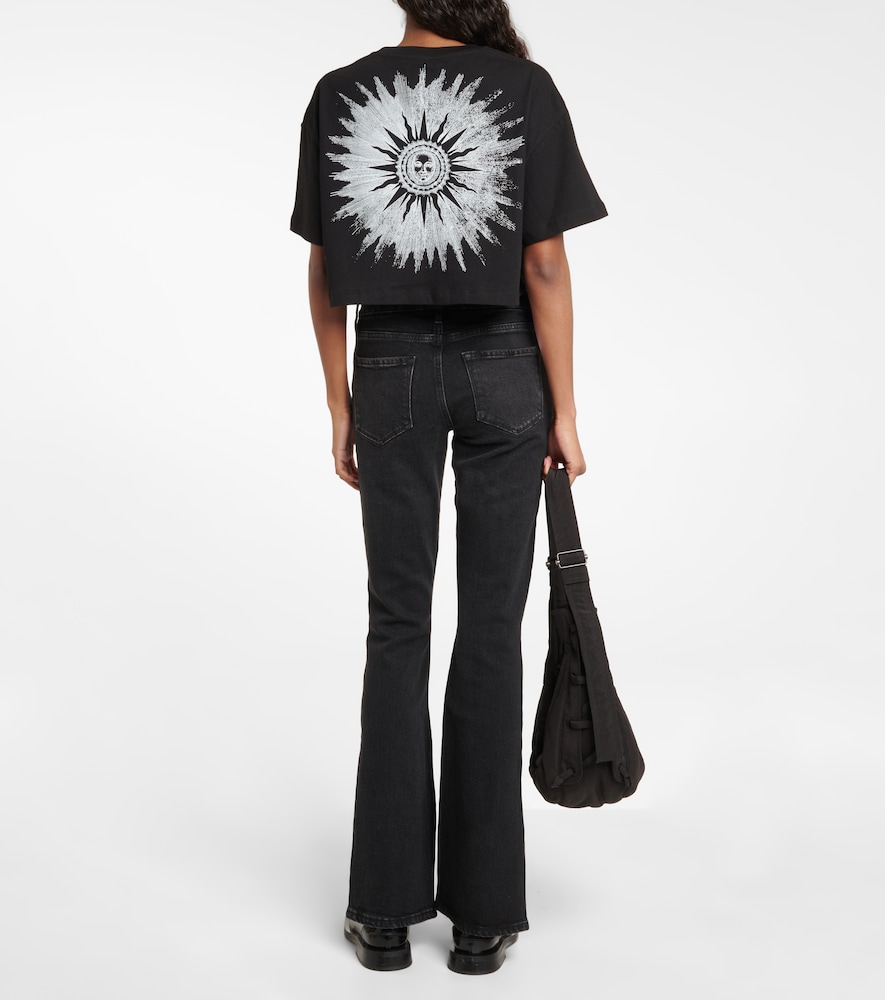 High-rise skinny jeans
