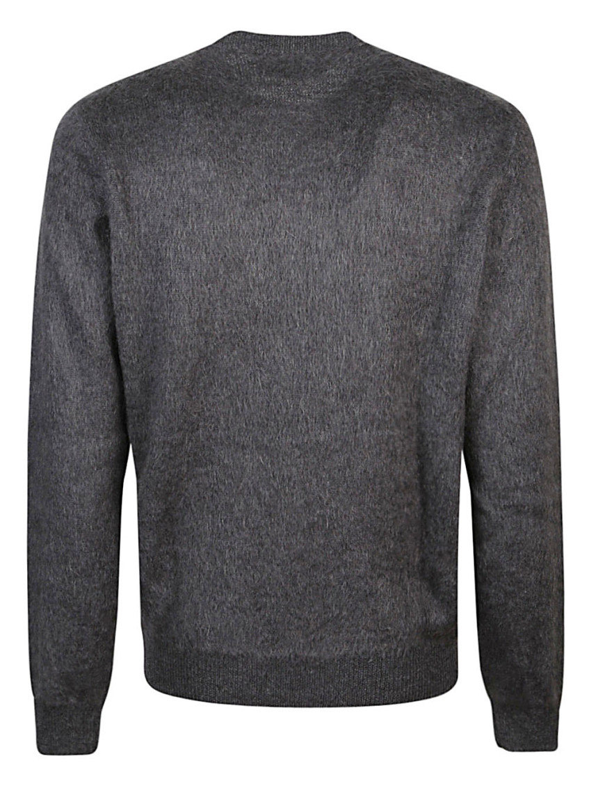 Embroidered Wool Blend Sweater