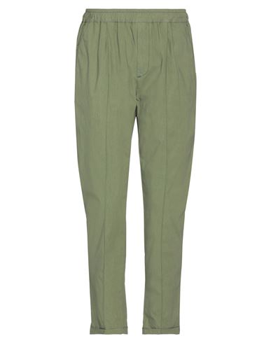 Man Pants Military green Size 32 Cotton, Polyamide, Elastane