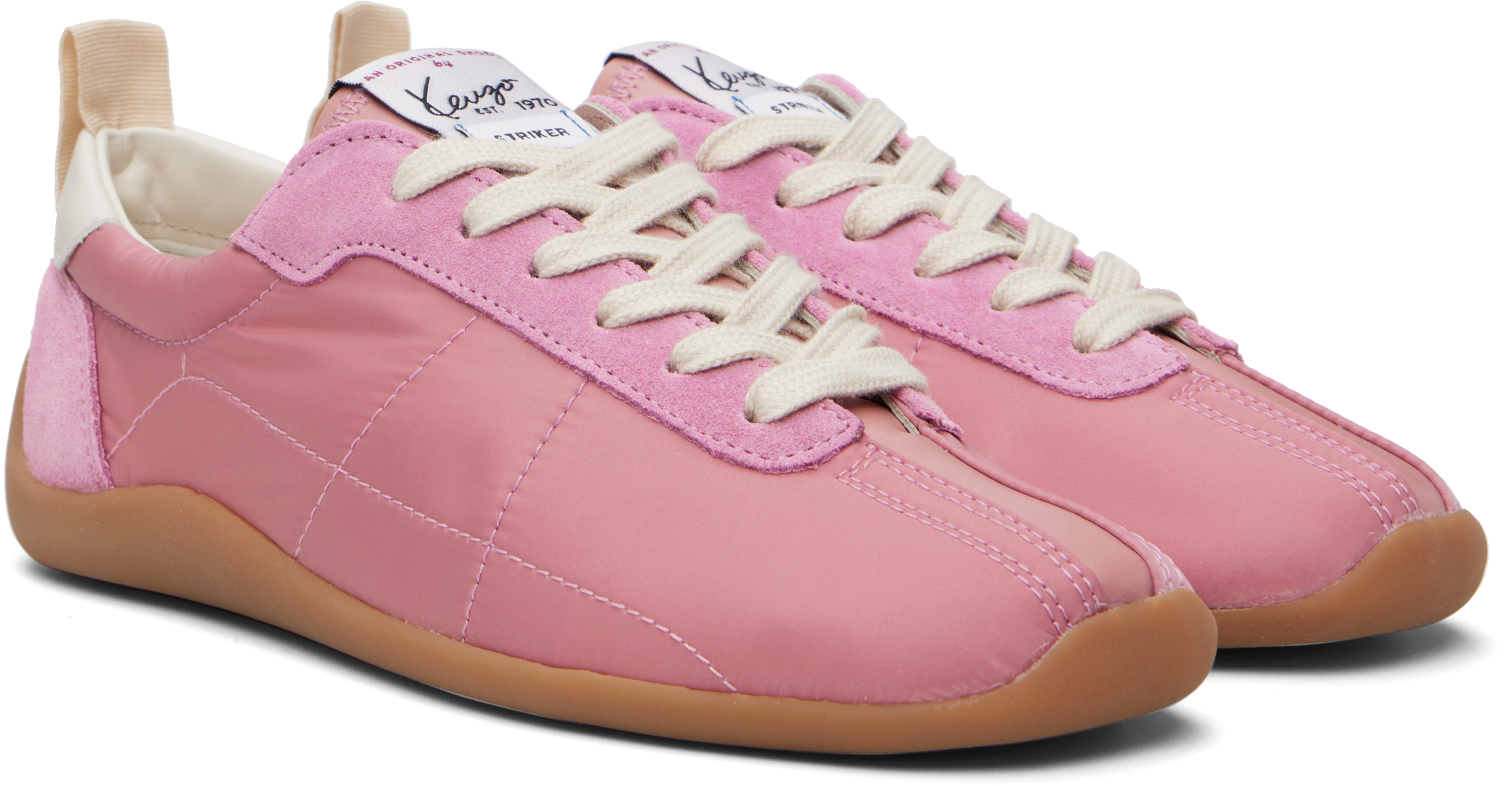 Pink Paris 'Striker' Low Top Sneakers