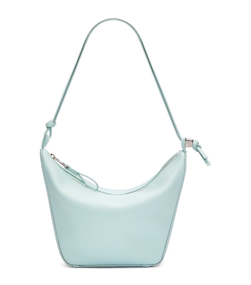 Mini Leather Hammock Hobo Bag