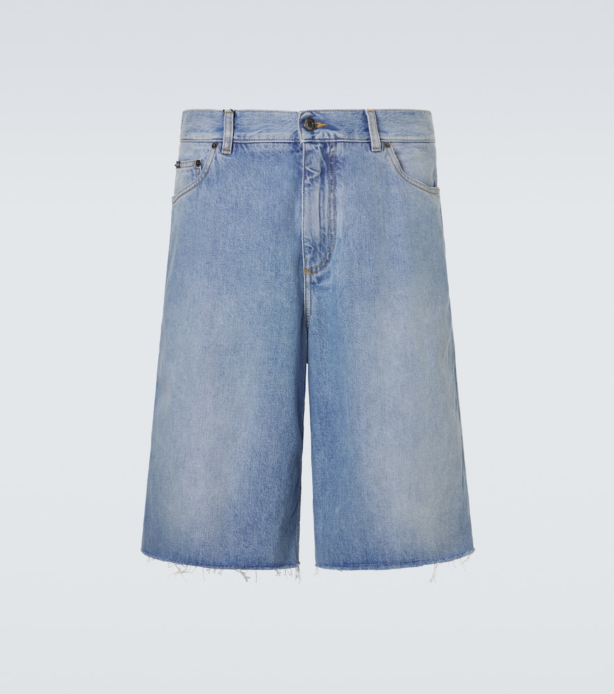 Denim Bermuda shorts