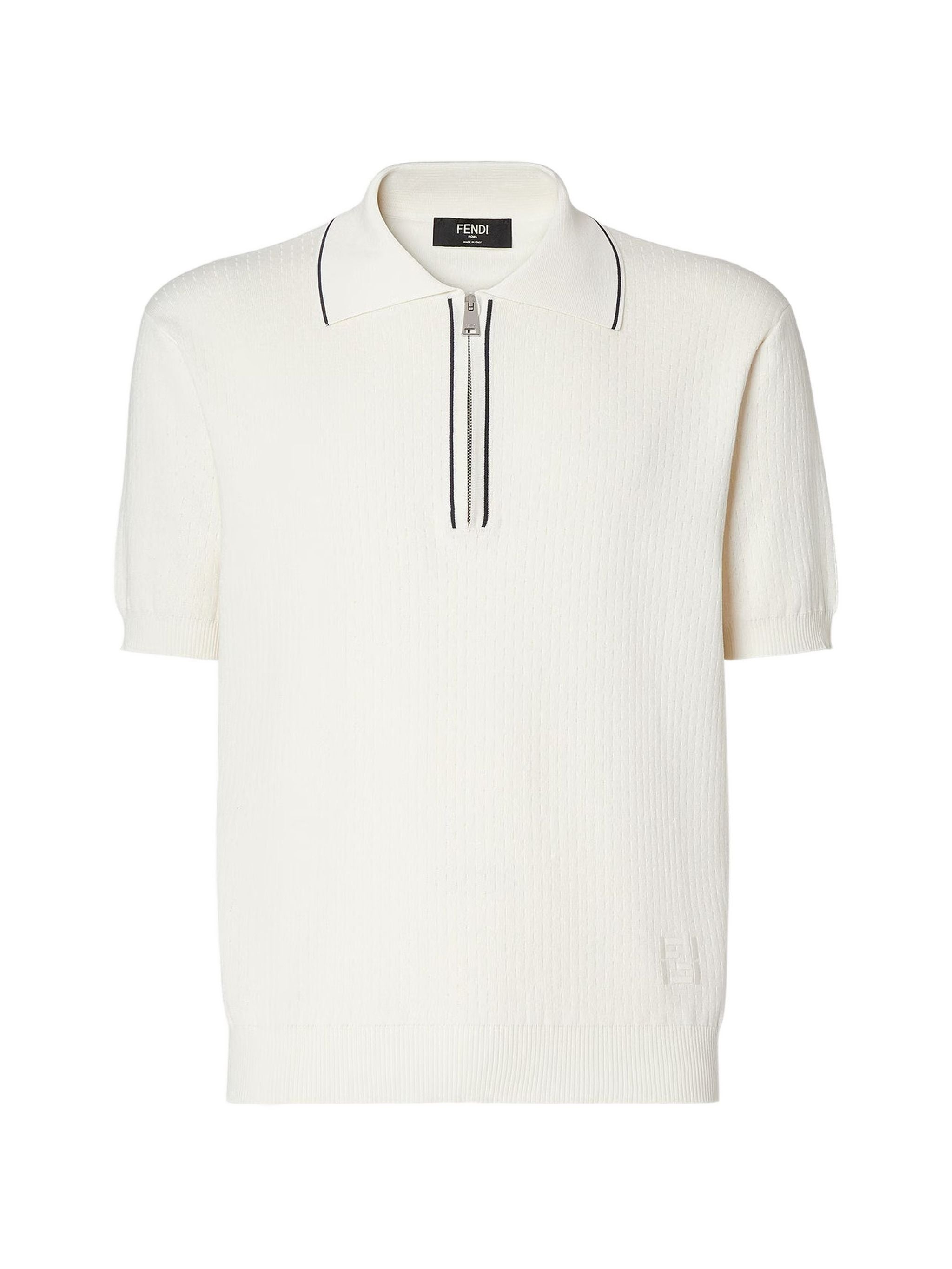 Men's Zip-Front Polo Shirt