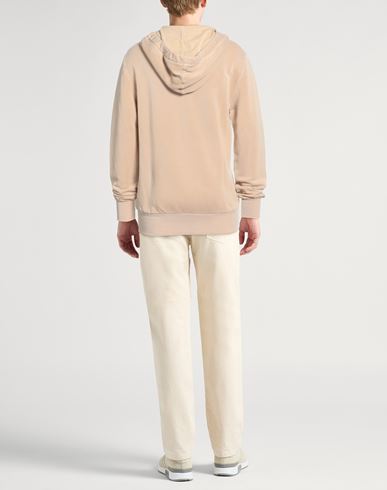 Man Sweatshirt Beige Size XL Lyocell, Cotton