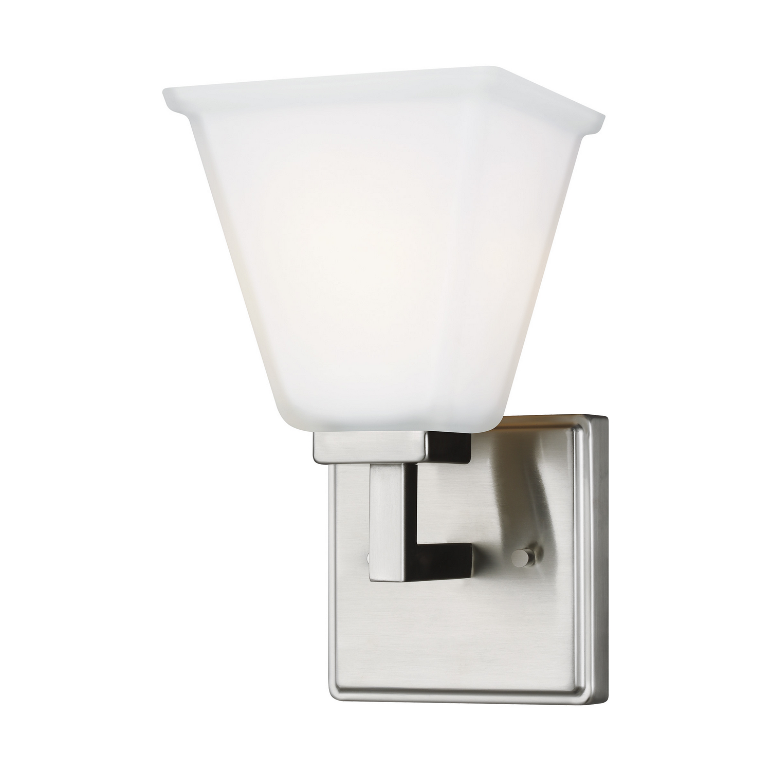 Ellis Harper 1-Light Bathroom Vanity Light Sconce in Brushed Nicke