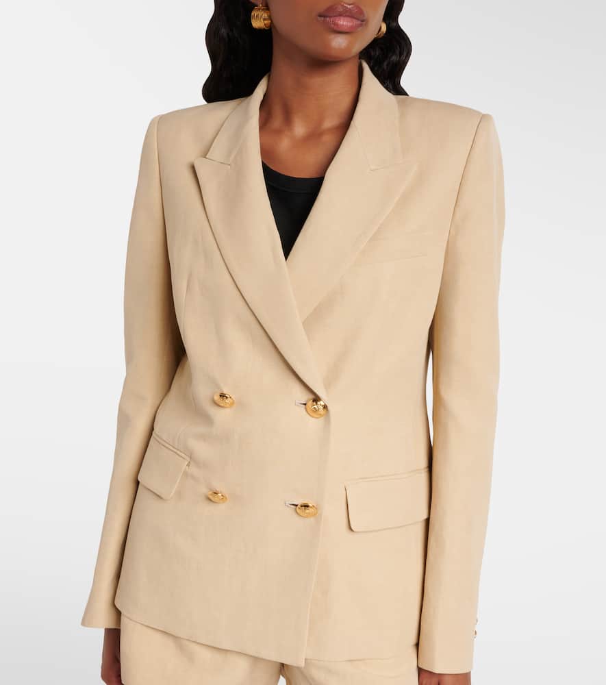 Nili Lotan Veda linen and silk blazer