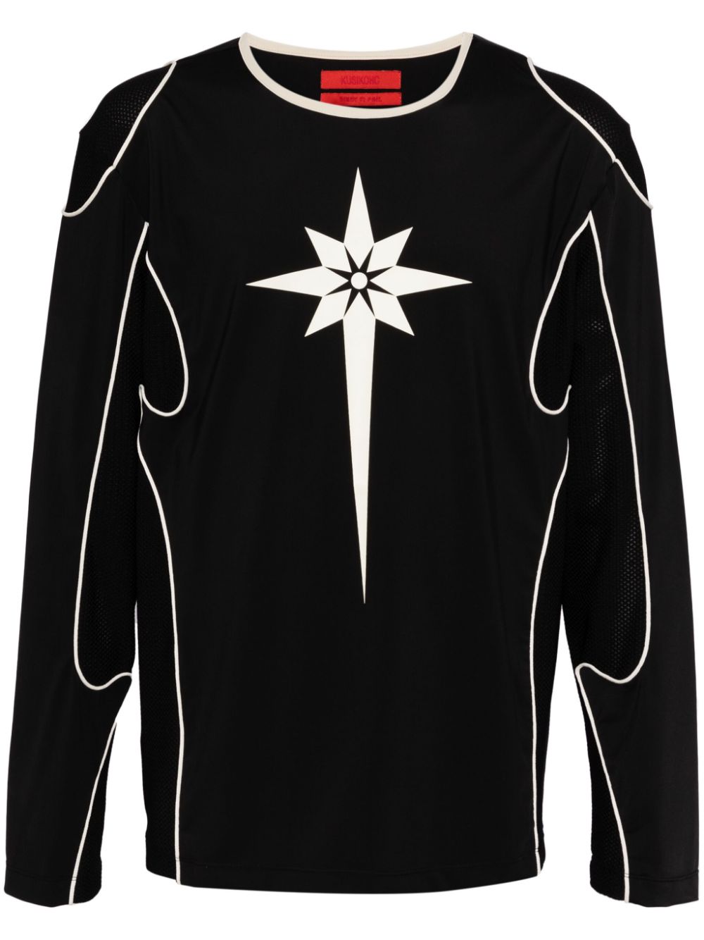 Rider long-sleeved T-shirt - Black