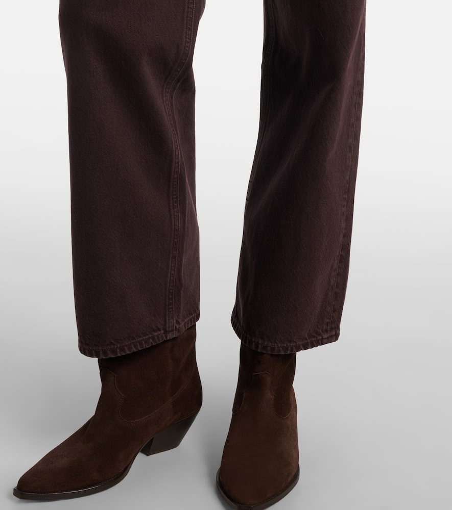 Ren high-rise wide-leg jeans
