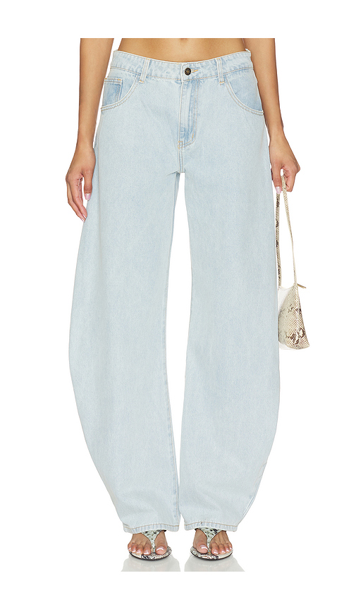 LIONESS Horseshoe Jean in Blue. - S also in XS, M